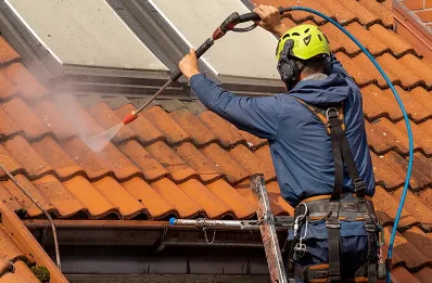 Démoussage et hydrofuge de toiture à Lamontjoie